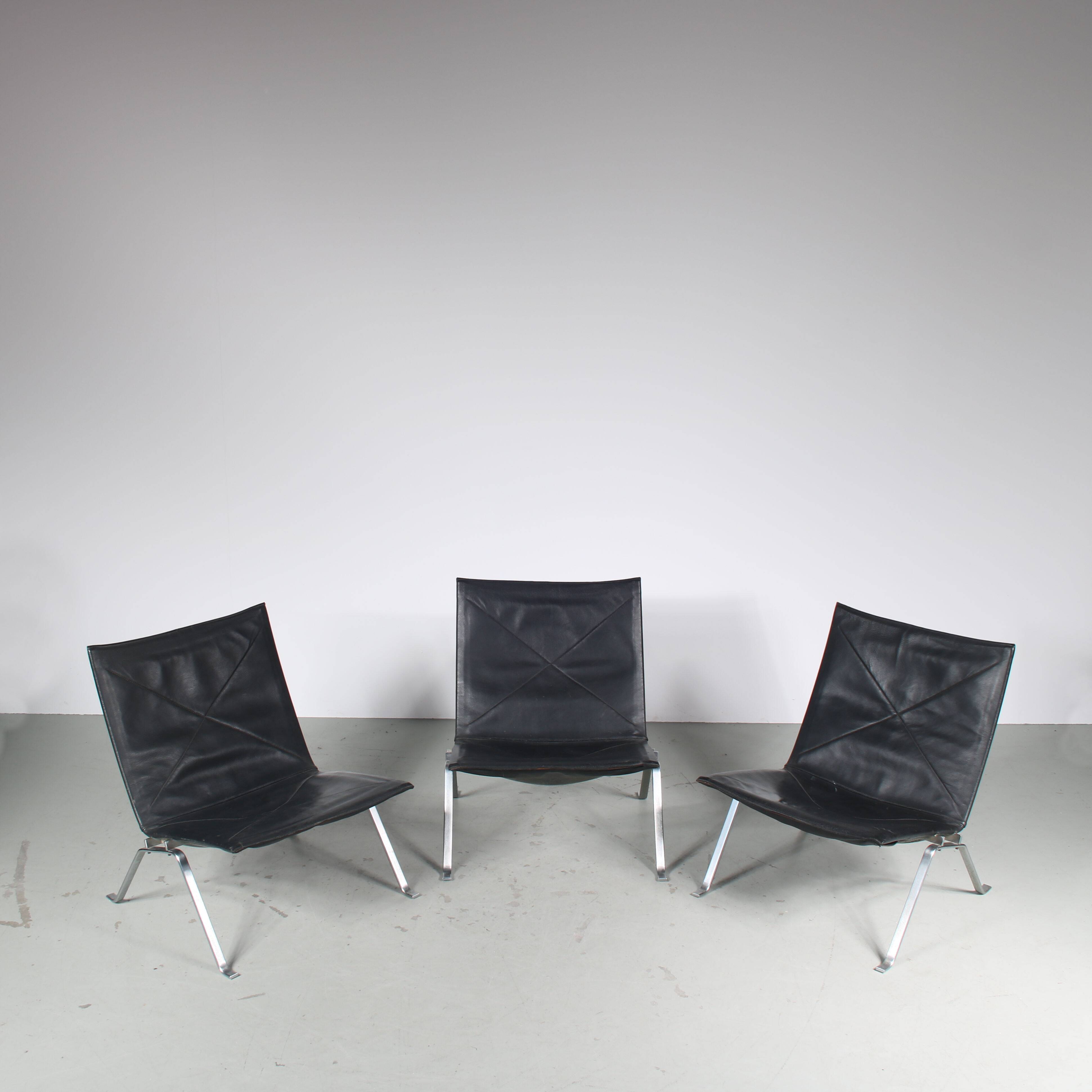 PK22 Chairs by Poul Kjaerholm for Kold Christensen, Denmark 1960