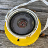 Magnetic wall lamp enamel yellow abo 1960