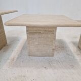 Lot de 3 tables gigognes, 1980s