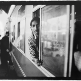 Black and white silver print photo by Marc Lafond with frame. Single print Print made by S