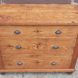 Solid pine chest of drawers