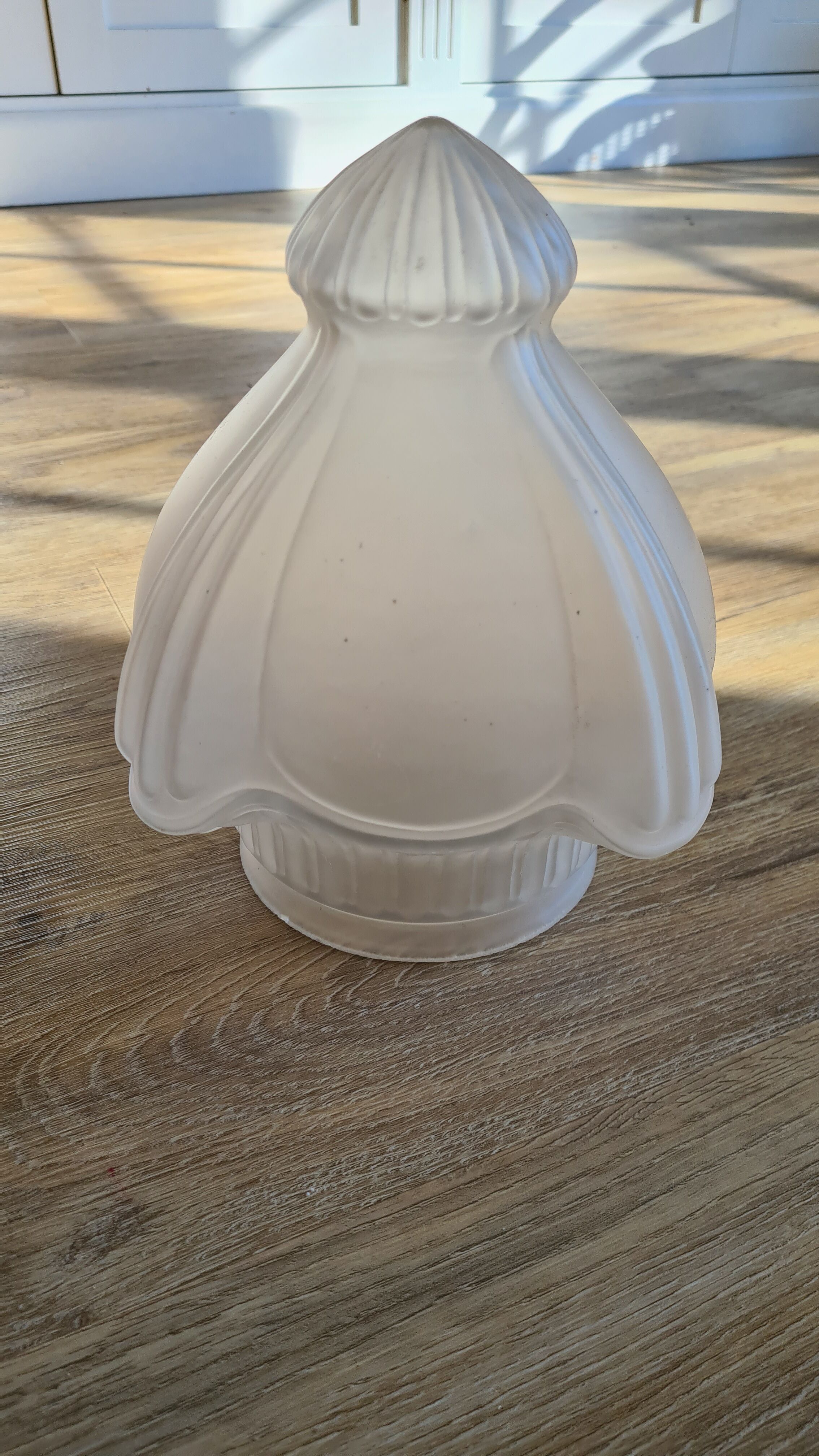 Opaline glass pendant lamp, 60-70s