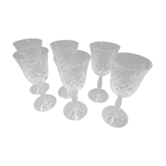 6 verres cristal Vieux Paris