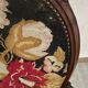 Louis XV armchair with floral upholstery