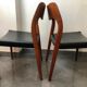 4 Danish jlmoller chairs from the 50s