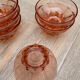 Lot de 6 coupes en verre