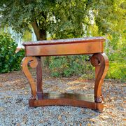 19th Century Empire Style Mahogany Console Table