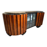 Large Art Deco Sideboard in Amboyna Root and Rosewood, Paris, 1925