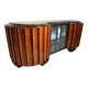 Large Art Deco Sideboard in Amboyna Root and Rosewood, Paris, 1925