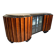 Large Art Deco Sideboard in Amboyna Root and Rosewood, Paris, 1925