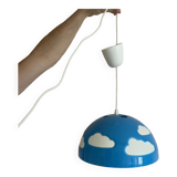 Blue cloud suspension Ikea model Skojig