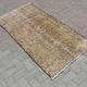Vintage boho style rug - Oushak rug for entryway