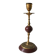 Antique beautiful hard stone candlestick, jasper, red marble, 19th century