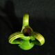 Vase art nouveau en grès avec trois anses voûtées