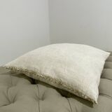 Kilim style cushion with hand embroidery