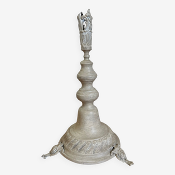 Bronze candle holder regulates 19th century