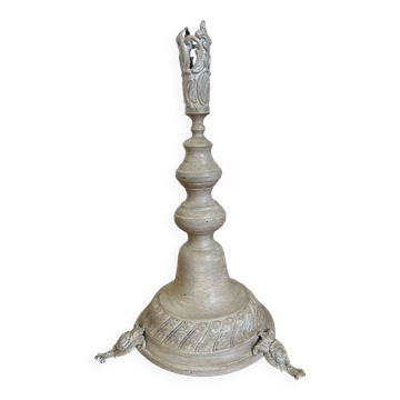Bronze candle holder regulates 19th century