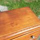Vintage 3-drawer golden oak chest of drawers from the 50s