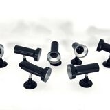 Mid-Century Set of Seven Italian spotlights from 60s