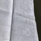 BR embroidered rectangle tablecloth with 12 matching towels.