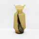 Glass vase V.B. opaline Florence, Italy of the 1970