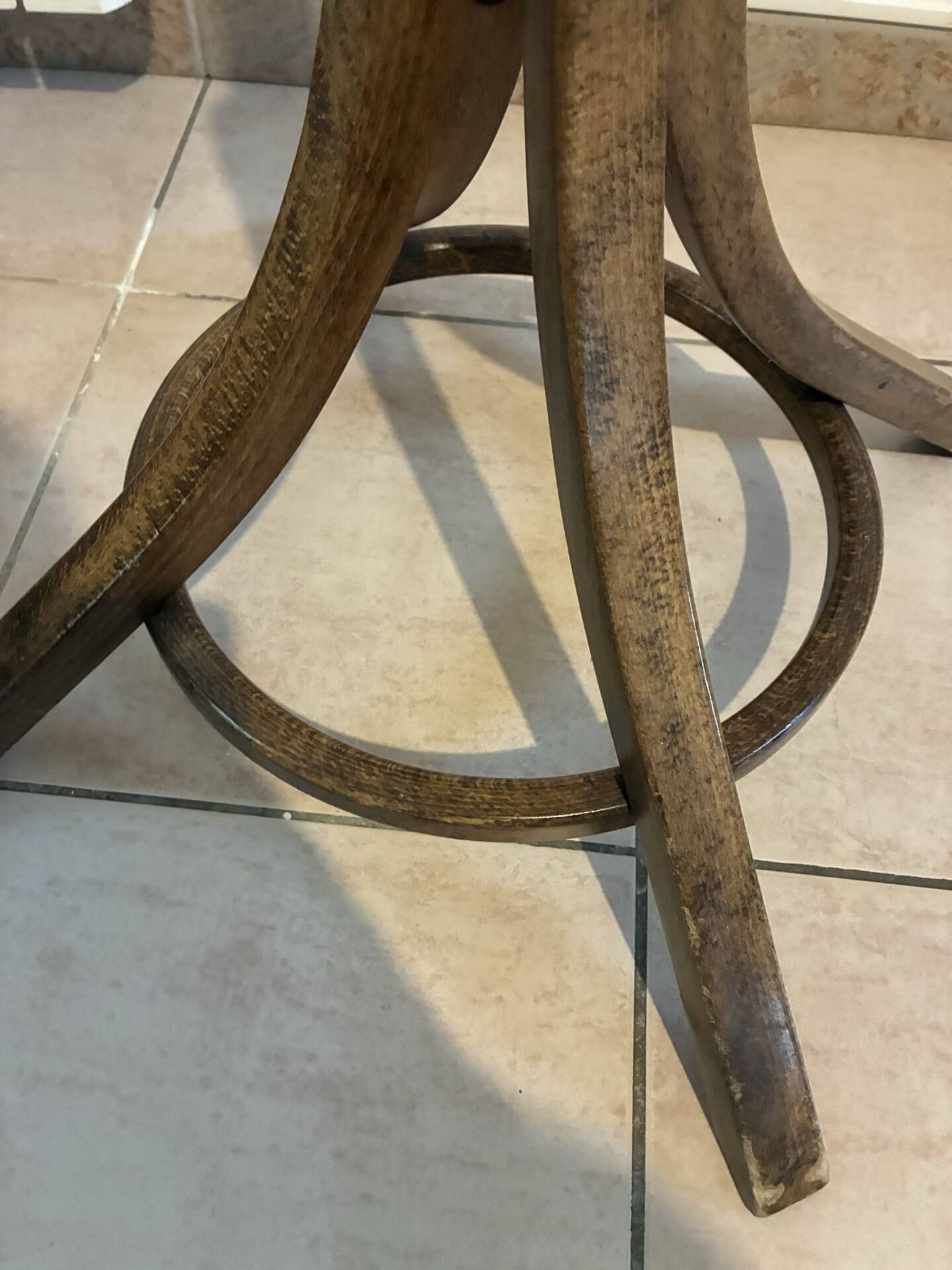 Vintage Baumann curved wood parrot coat rack – 1960s/70s