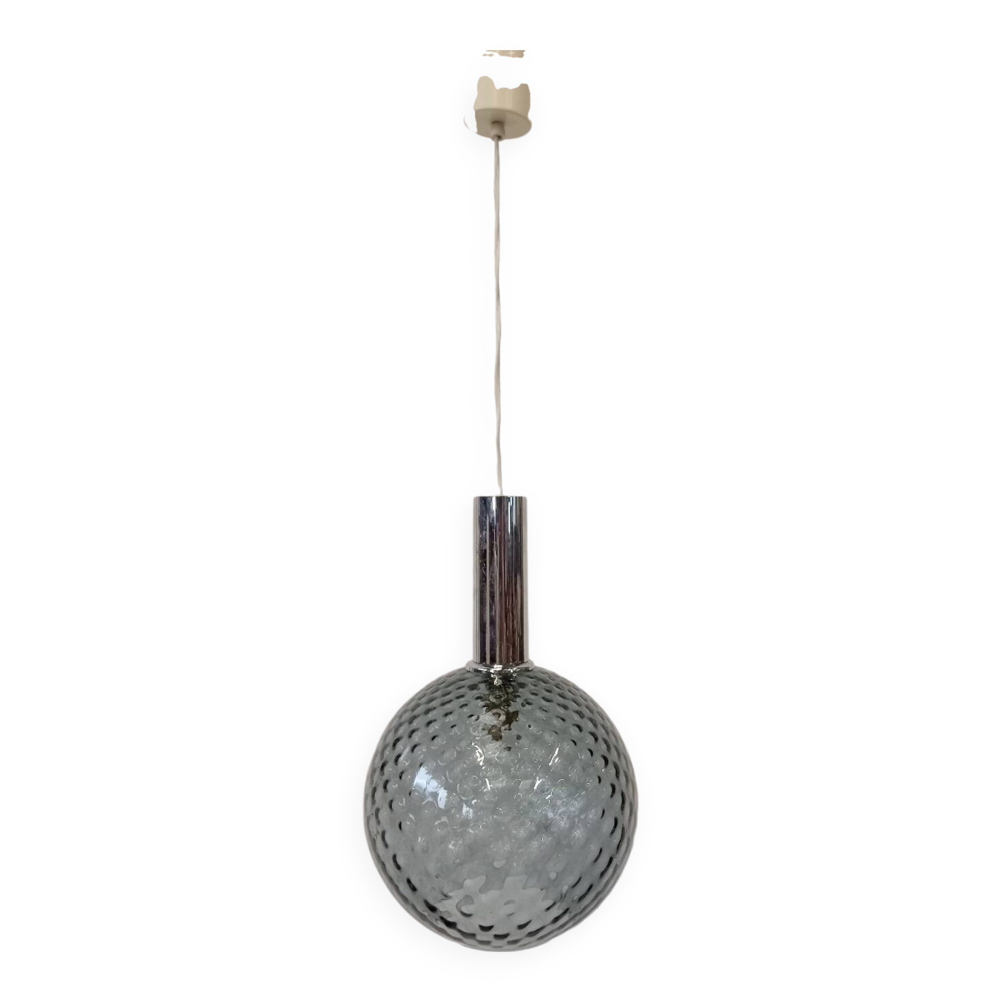 Vintage bubble glass ball pendant light