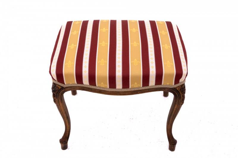 Stool seat, France, circa 1910.