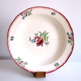 Gien earthen earthenware dish lorraine model