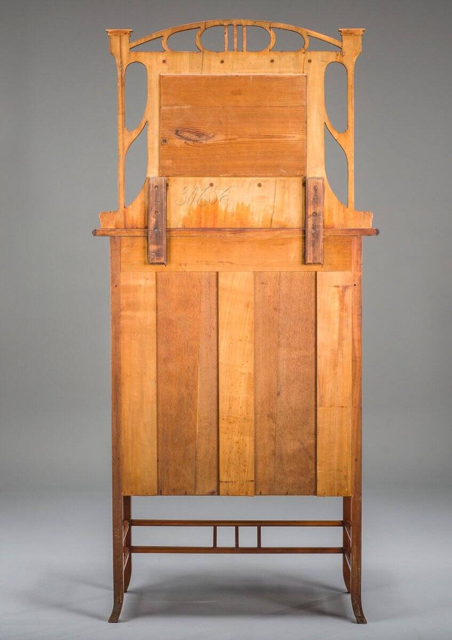 Armoire Art Nouveau avec miroir, années 1890