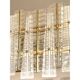 Modern Italian square ceiling light "tropical" in Murano glass by Simoeng