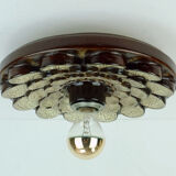 Flower-shaped ceramic sconce 1970s