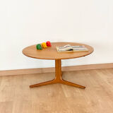 Scandinavian coffee table vintage round tripod
