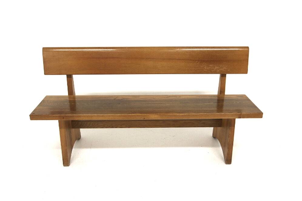 Scandinavian oak bench, Sweden, 1960