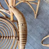 Set of 4 rattan chairs