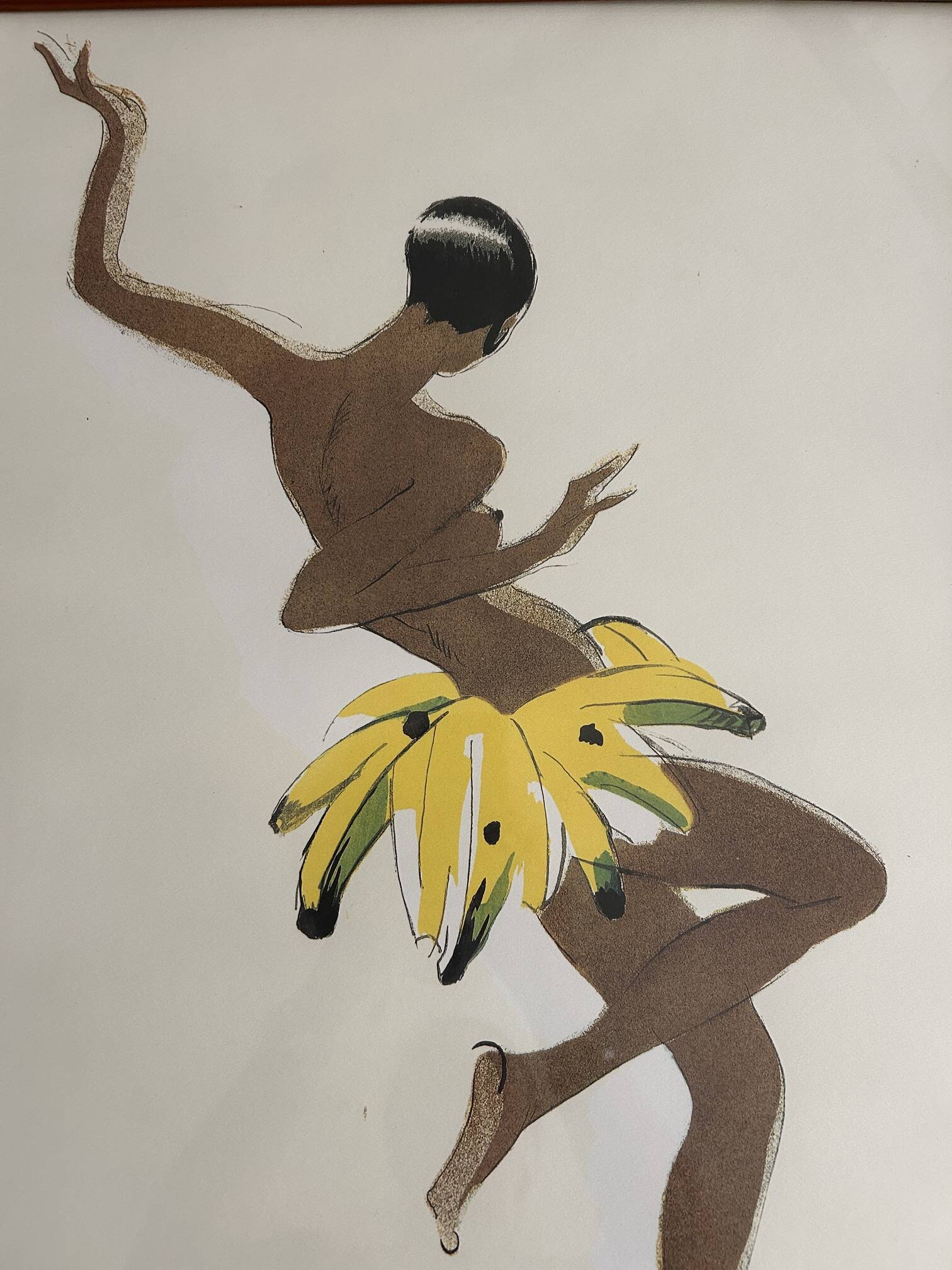 lithograph Tumulte Noir Joséphine Baker by Paul Colin