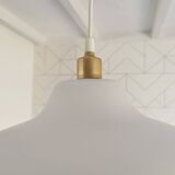 Vintage glass pendant lamp from the 70s