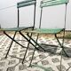 Paire de chaises de jardin vintage