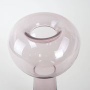 Glass vase, Italian design, 1970s, made in Italy