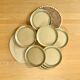 8 stoneware dessert plates