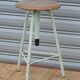 Industrial tripod stool establishments Sautereau Paris adjustable in height