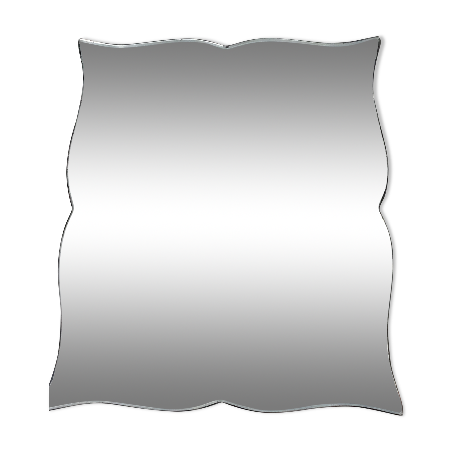 Beveled mirror braces 72cmx59cm