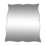 Beveled mirror braces 72cmx59cm