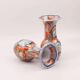 Pair of vases with Petrus Regout Maastricht decoration in Imari style porcelain - 19th century