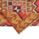 Turkish Handwoven Vintage Herki Kilim 98 cm x 326 cm