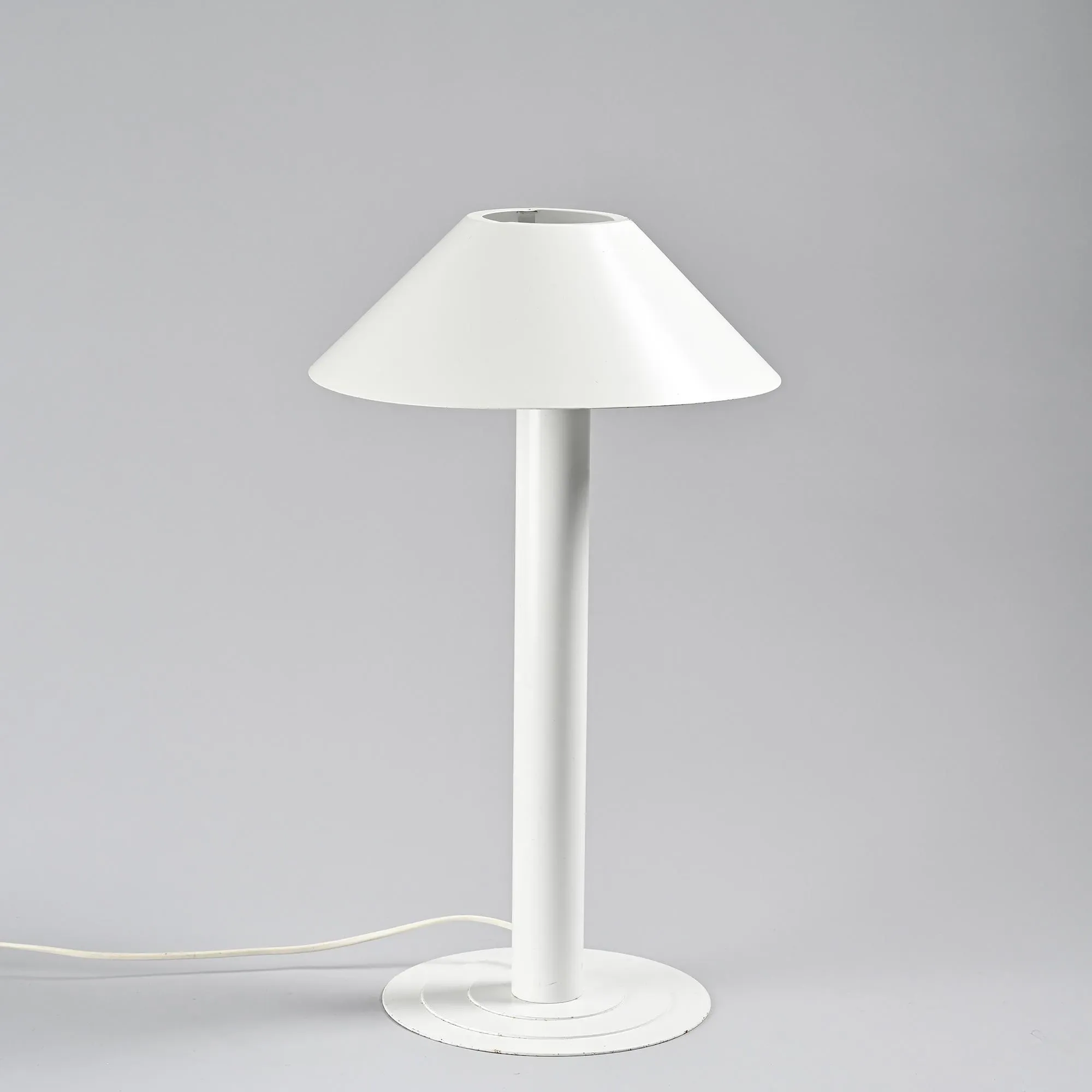 Table lamps by Bent Karlby for Lyfa, circa 1980.