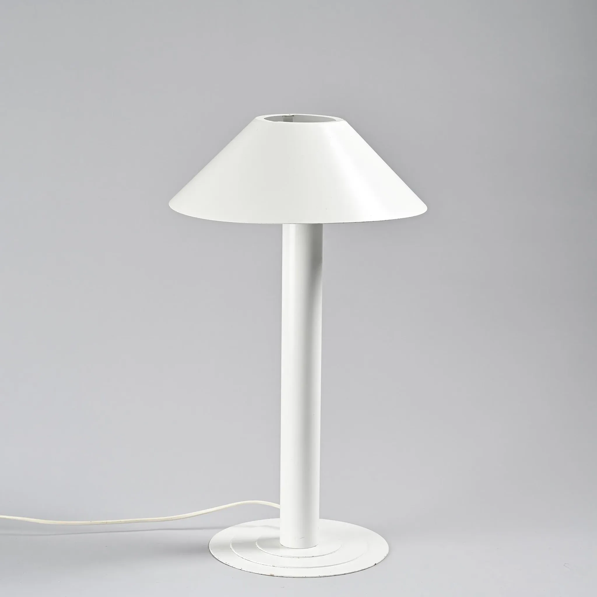 Table lamps by Bent Karlby for Lyfa, circa 1980.