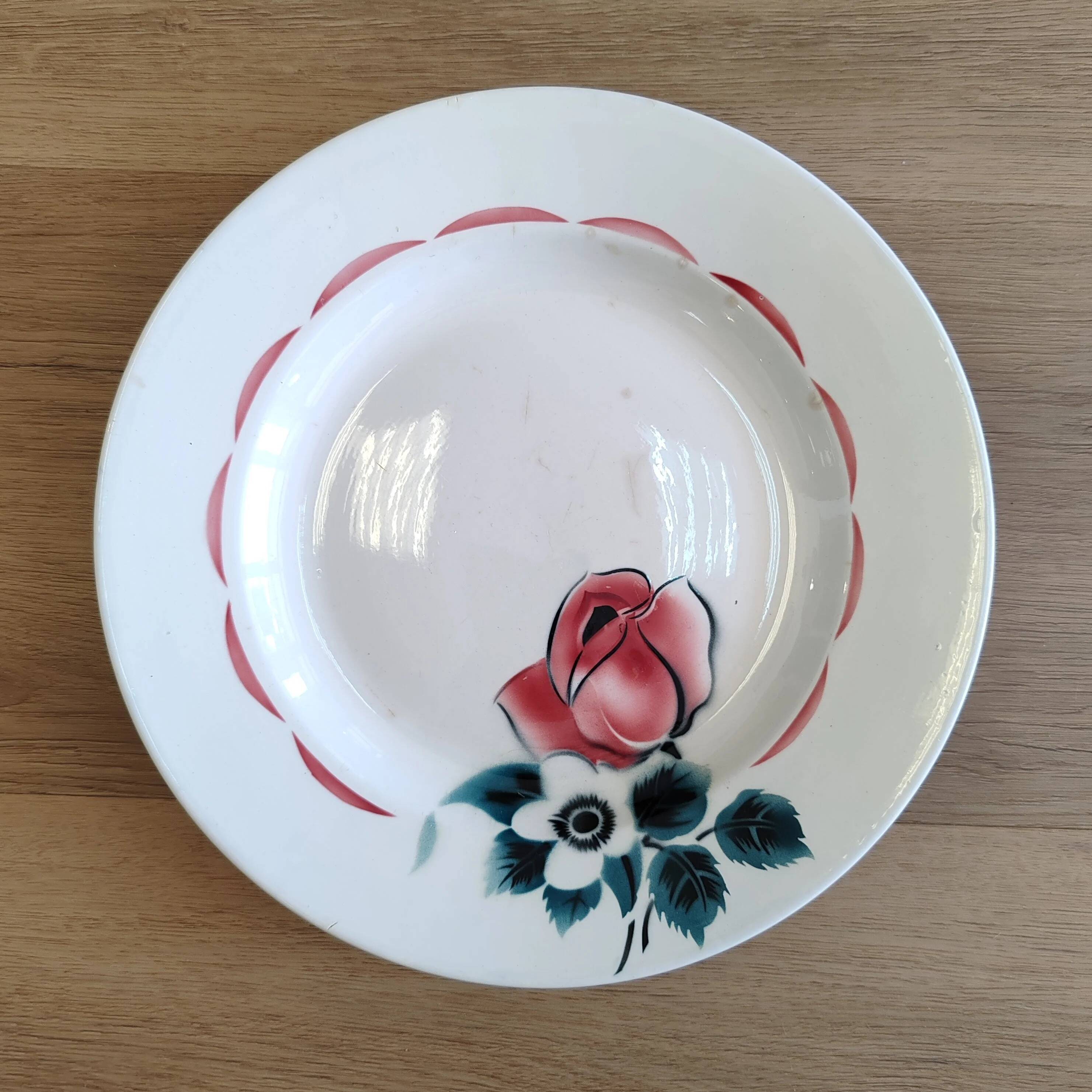 Grand plat de service Digoin Sarreguemines