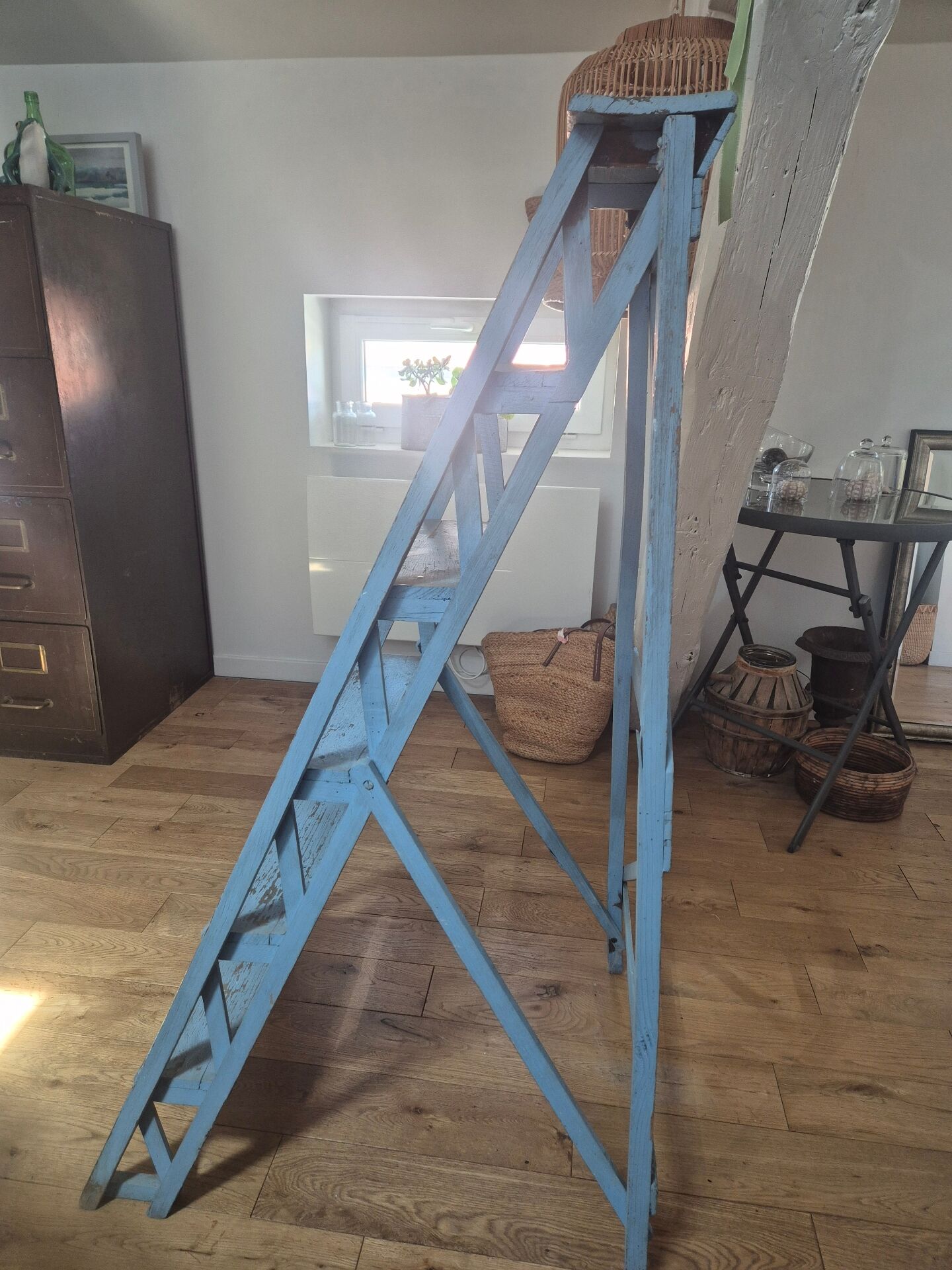 Old library step ladder