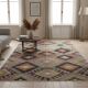 Turkish Kilim Yoruk Vintage 178x284 cm Geometric Beige and Red